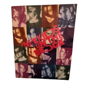 Vintage New Kids on the Block Hangin’ Tough Tour Book